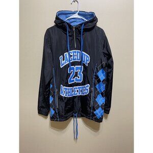 Laced Up by Sneak Gallery Jordan 23 UNC Blue • Black Hoodie Jacket Men’s S